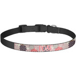 Mums Flower Dog Collar - Large (Personalized)