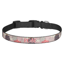 Mums Flower Dog Collar (Personalized)