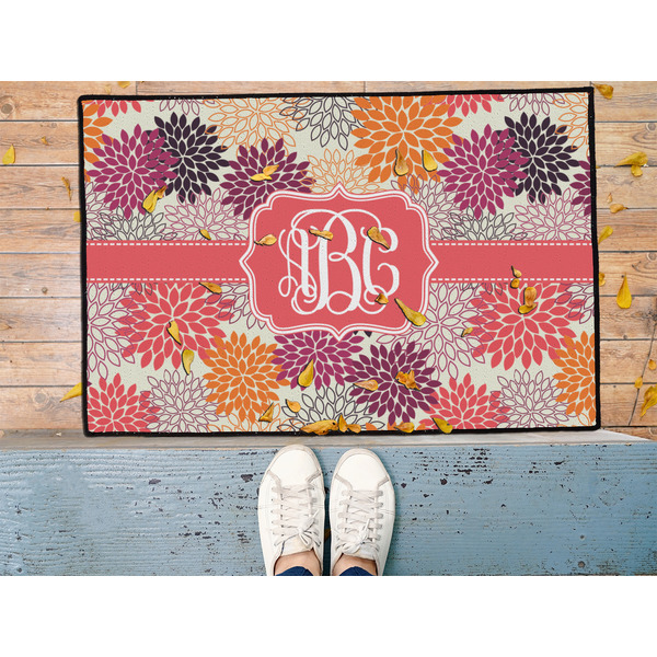 Mums Flower Door Mat - LIFESTYLE (Med)