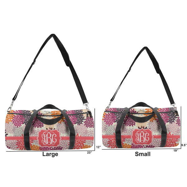 Mums Flower Duffle Bag Small and Large