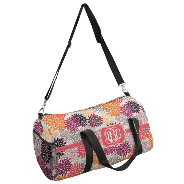 Custom Mums Flower Duffel Bag - Large (Personalized)