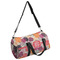 Mums Flower Duffle bag with side mesh pocket