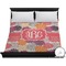 Mums Flower Duvet Cover - King (Personalized)