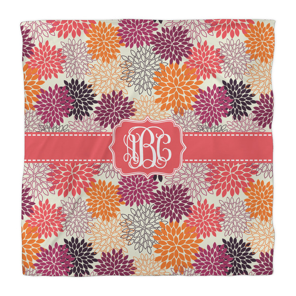 Mums Flower Duvet Cover - Queen - Front