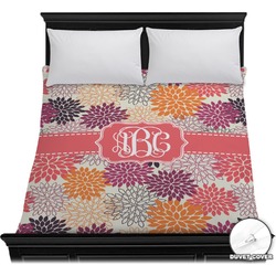 Mums Flower Duvet Cover - Full / Queen (Personalized)