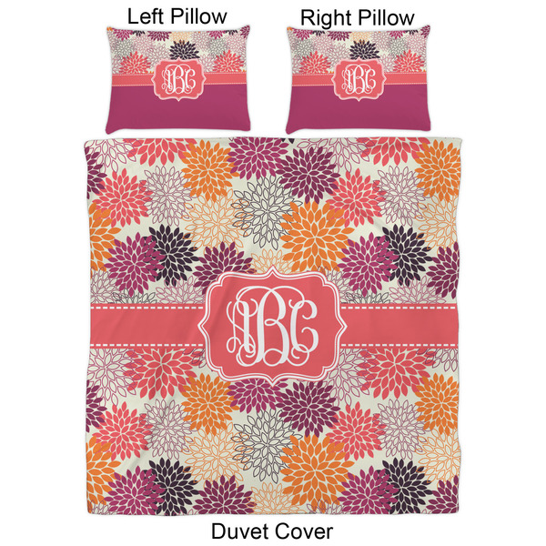 Mums Flower Duvet Cover Set - Queen - Approval