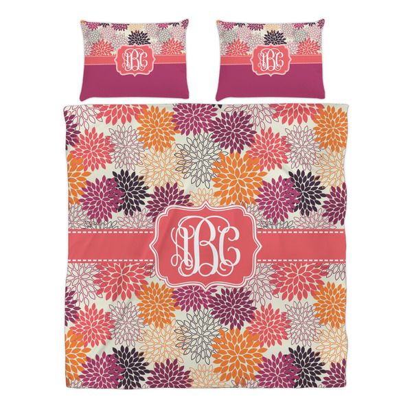 Mums Flower Duvet cover Set - Queen - Alt Approval