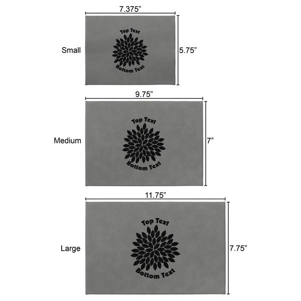 Mums Flower Engraved Gift Boxes - All 3 Sizes