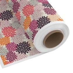 Mums Flower Fabric by the Yard - Spun Polyester Poplin