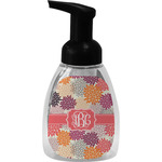 Mums Flower Foam Soap Bottle - Black (Personalized)