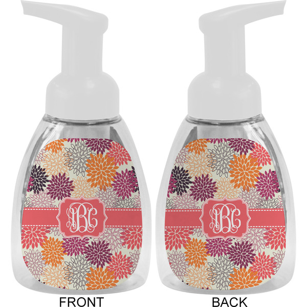 Mums Flower Foam Soap Bottle Approval - White