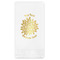 Mums Flower Guest Napkins - Foil Stamped (Personalized)