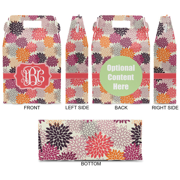 Mums Flower Gable Favor Box - Approval