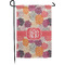 Mums Flower Small Garden Flag - Single Sided w/ Monograms