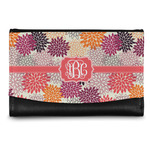 Mums Flower Genuine Leather Women's Wallet - Small (Personalized)
