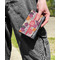Mums Flower Genuine Leather Womens Wallet - In Context