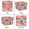 Mums Flower Gift Boxes with Lid - Canvas Wrapped - Large - Approval