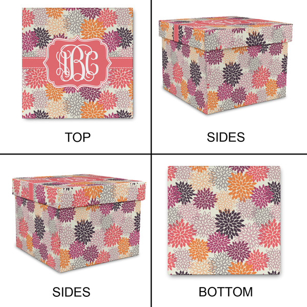 Mums Flower Gift Boxes with Lid - Canvas Wrapped - XX-Large - Approval