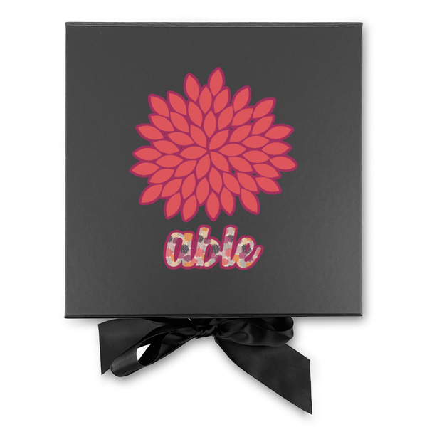 Mums Flower Gift Boxes with Magnetic Lid - Black - Approval