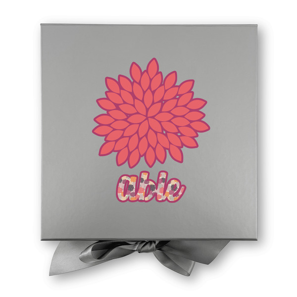 Mums Flower Gift Boxes with Magnetic Lid - Silver - Approval