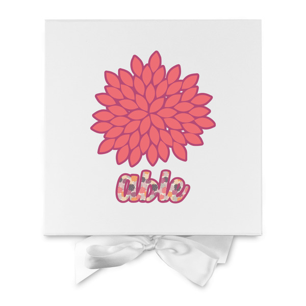 Mums Flower Gift Boxes with Magnetic Lid - White - Approval