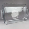Mums Flower Glass Baking Dish - 13in x 9in (Personalized)