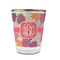 Mums Flower Glass Shot Glass - 1.5 oz - with Gold Rim - Single (Personalized)