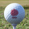 Mums Flower Golf Ball - Branded - Tee