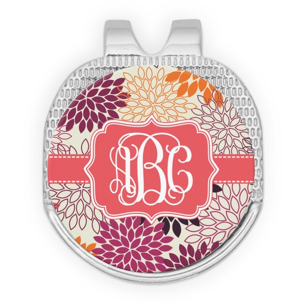 Mums Flower Golf Ball Hat Marker Hat Clip