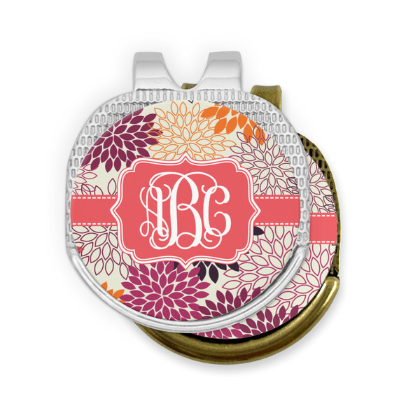 Mums Flower Golf Ball Marker Hat Clip - PARENT/MAIN