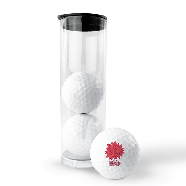 Mums Flower Golf Balls - Generic - Set of 3 - PACKAGING