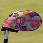 Mums Flower Golf Club Iron Cover (Personalized)