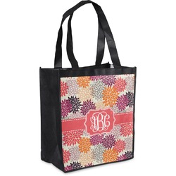 Mums Flower Grocery Bag (Personalized)