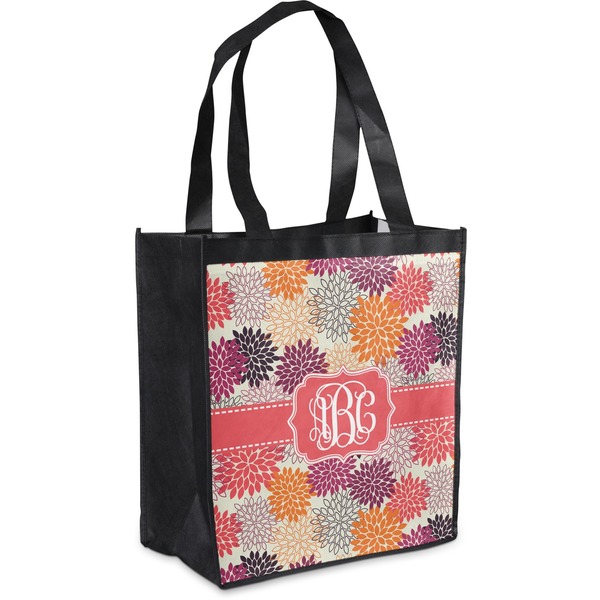 Custom Mums Flower Grocery Bag (Personalized)