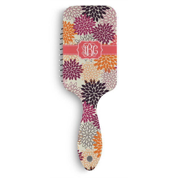 Custom Mums Flower Hair Brushes (Personalized)