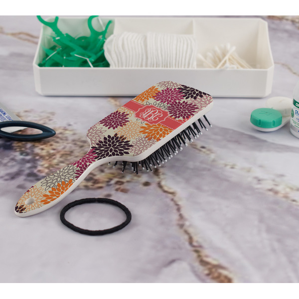 Mums Flower Hair Brush - In Bathroom