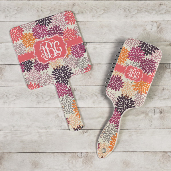 Mums Flower Hand Mirrors - In Context