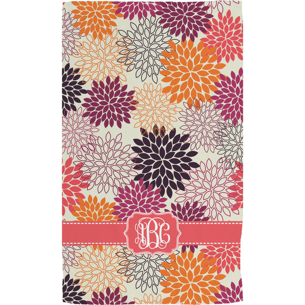 Mums Flower Hand Towel (Personalized)