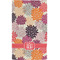 Mums Flower Hand Towel (Personalized)