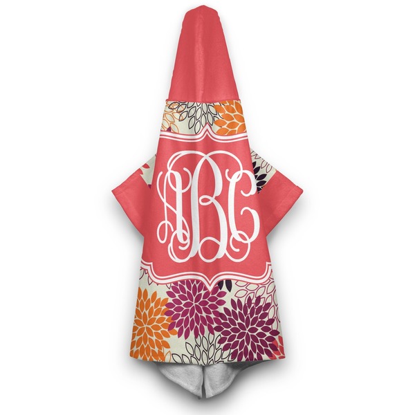 Mums Flower Hooded Towel - Hanging