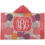 Mums Flower Kids Hooded Towel (Personalized)