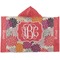 Mums Flower Kids Hooded Towel (Personalized)