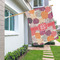 Mums Flower House Flags - Double Sided - LIFESTYLE