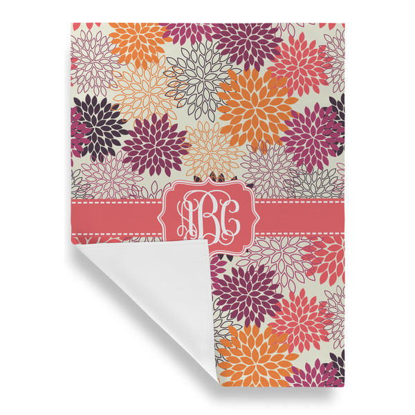 Mums Flower House Flags - Single Sided - FRONT FOLDED
