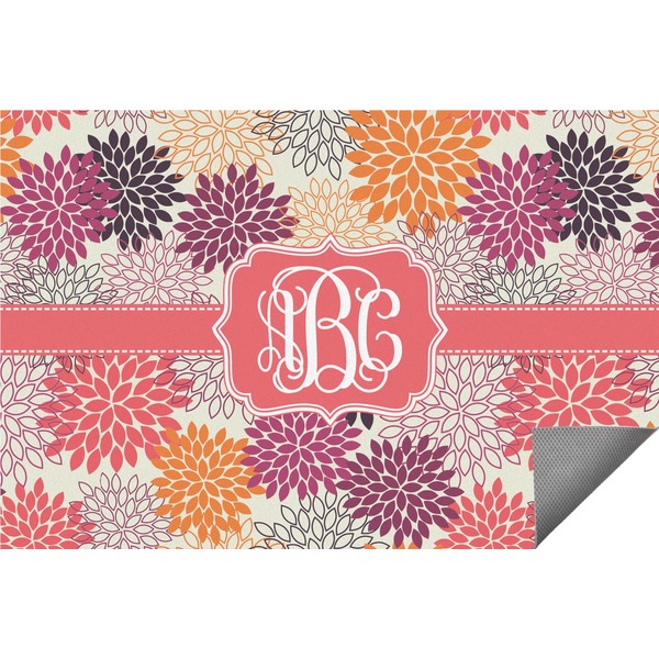 Custom Mums Flower Indoor / Outdoor Rug - 8'x10' (Personalized)