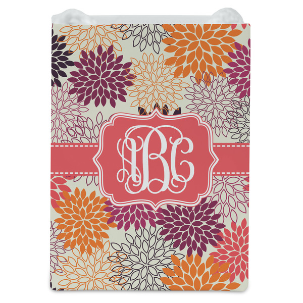 Mums Flower Jewelry Gift Bag - Matte - Front