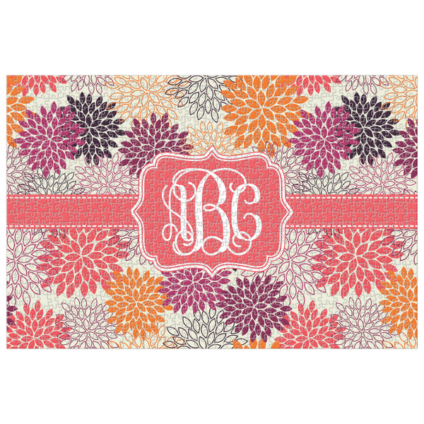 Custom Mums Flower Jigsaw Puzzle - 1000-piece (Personalized)