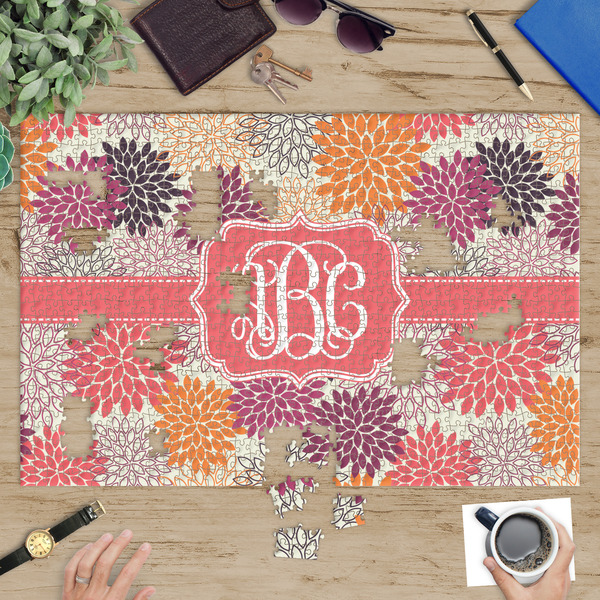 Mums Flower Jigsaw Puzzle 1014 Piece - In Context