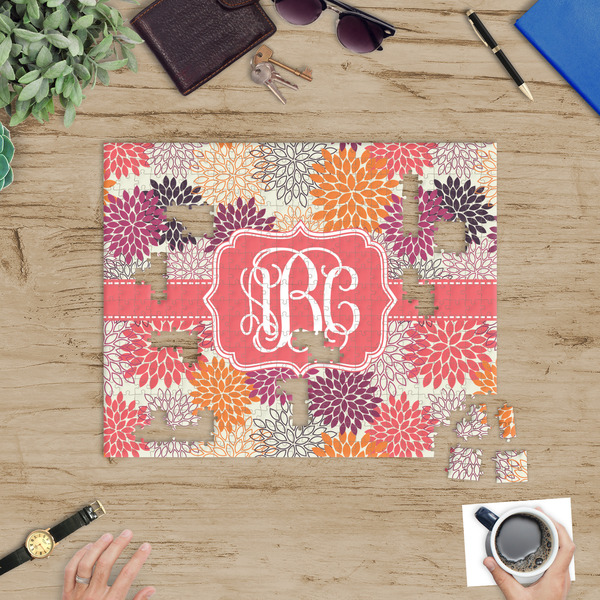 Mums Flower Jigsaw Puzzle 500 Piece - In Context