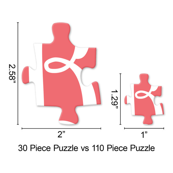 Mums Flower Jigsaw Puzzle - Piece Comparison
